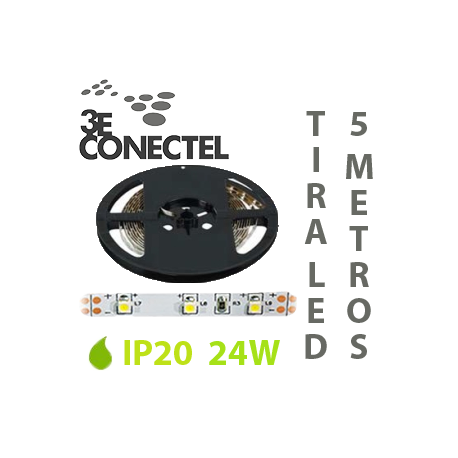 TIRA LED 5 METROS 24W IP20